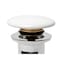 Alfi Brand ALFI brand AB8056-W White Ceramic Mushroom Top Pop Up Drain for Sinks with Overflow AB8056-W - alternate 3